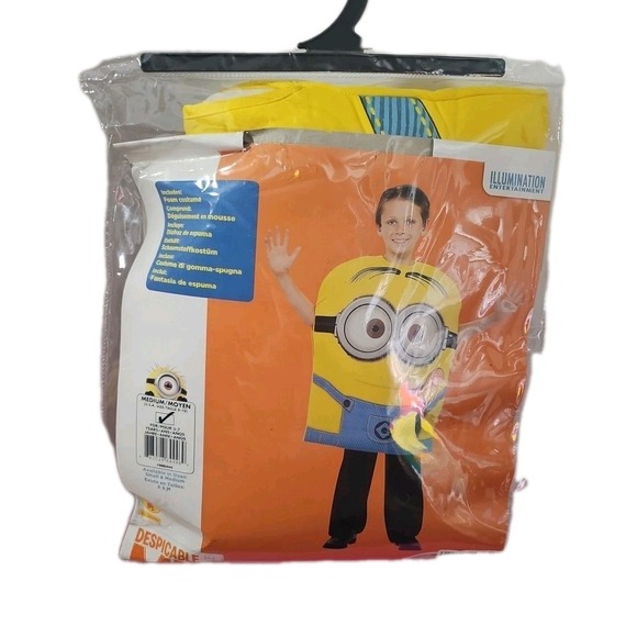 New Rubies Despicable Me2 Minion Dave Child's Med 8-10 Halloween Costume - Picture 2 of 7